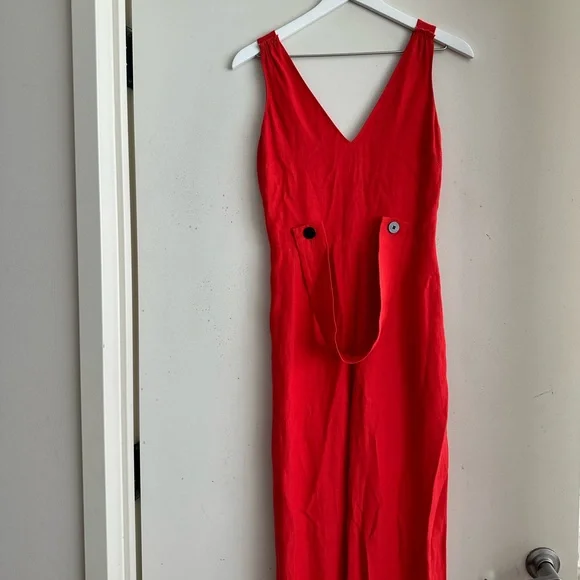 10 Crosby Derek Lam x Intermix Red Jumpsuit
